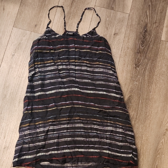 Armani Exchange Striped Black Sleeveless Top - Picture 1 of 4